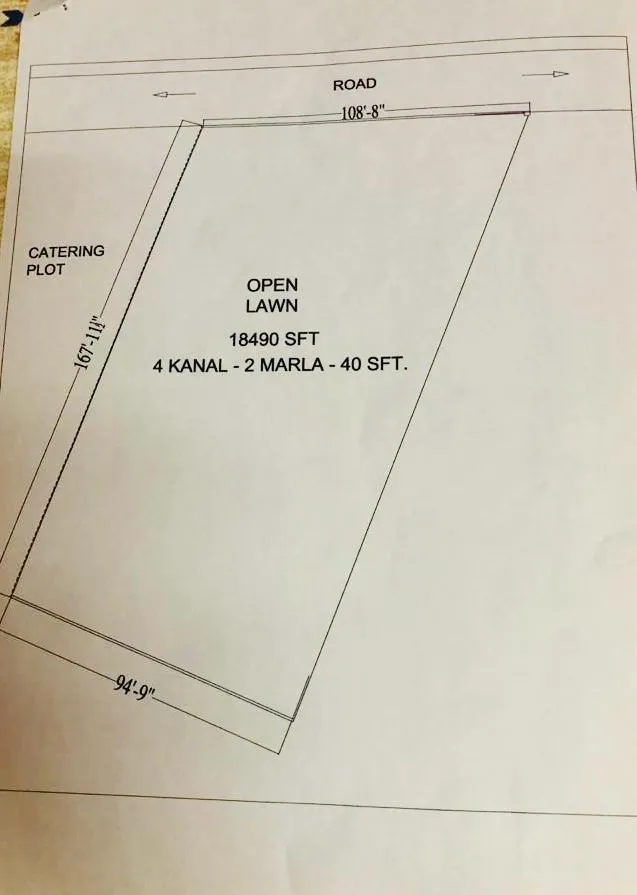 4 Kanal 2 Marla Semi-Commercial Plot For Sale — 1